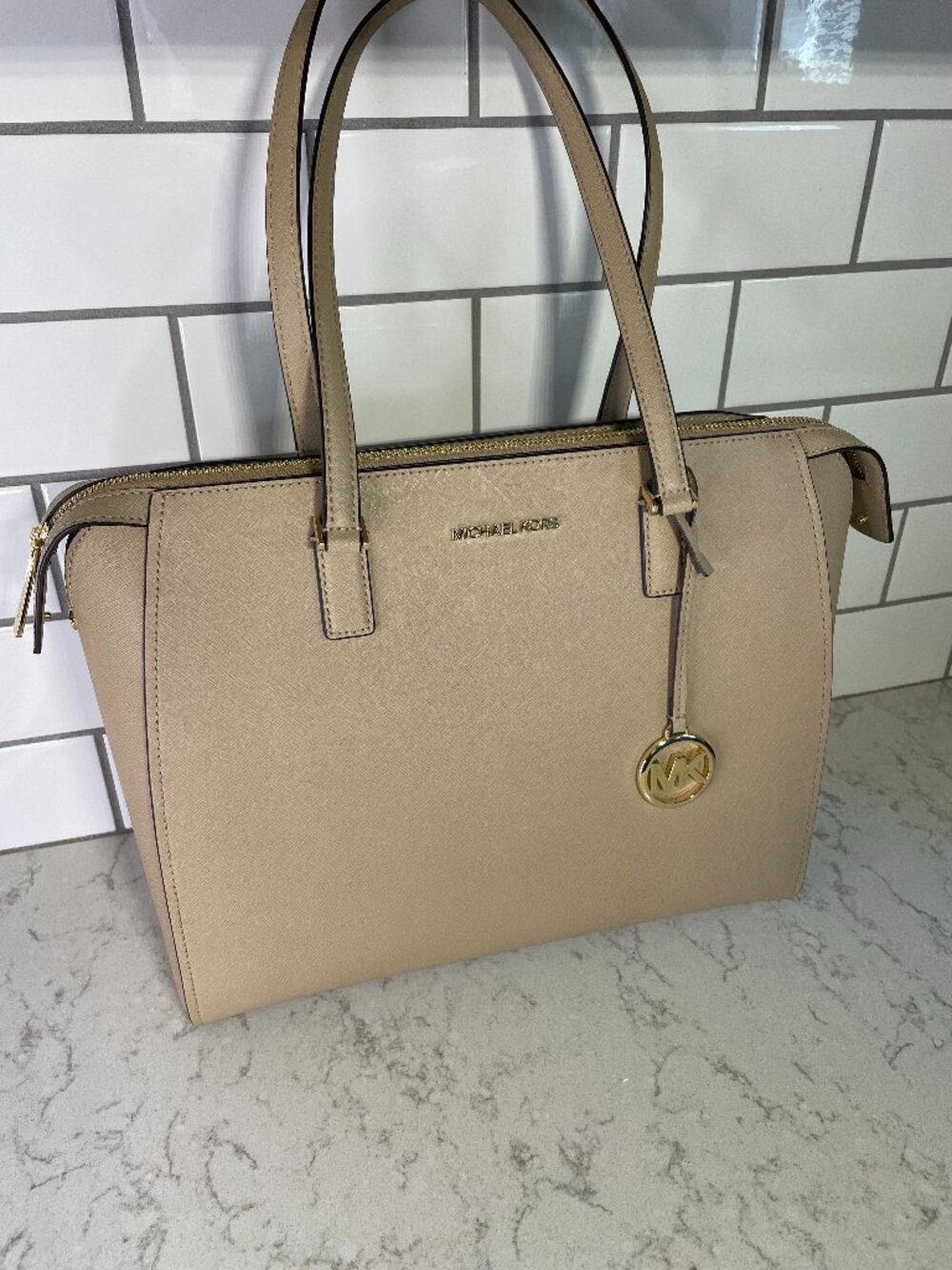 Michael Kors Charlie Large Saffiano Leather Tote